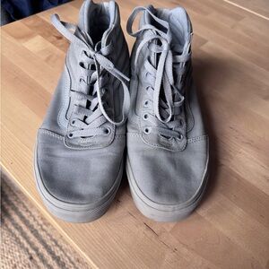 Vans Gray High-Top Sneakers